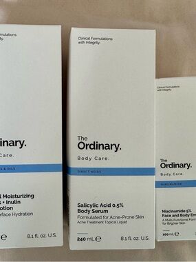 The Ordinary Body Care bundle- NIB